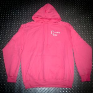 Hoodies – Pink w/white